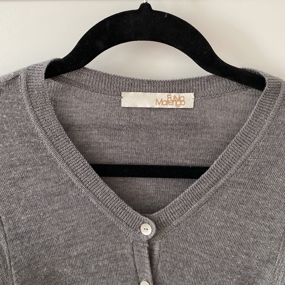Italian Wool Cardigan - Picture 2 of 5